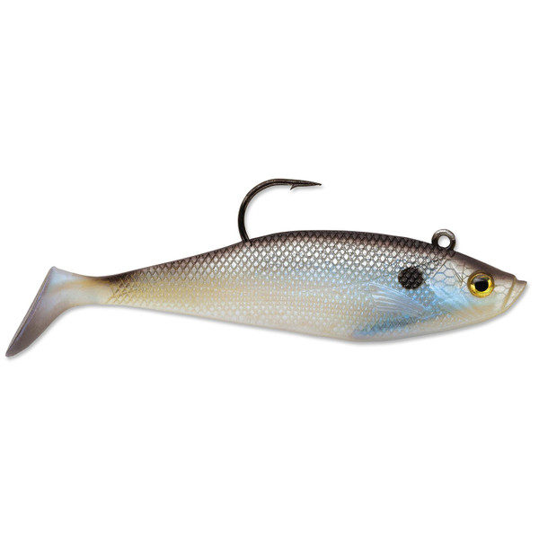 WildEye Swim Shad 04 Bunker Fishing Lures (3-Pack) - Ultra-Realistic Soft Bait With 3D Eyes & Holographic Finish - View #3