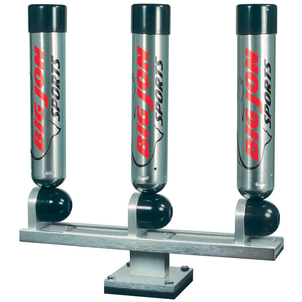 Big Jon Pedestal Mount Triple Multi-Set Rod Holder