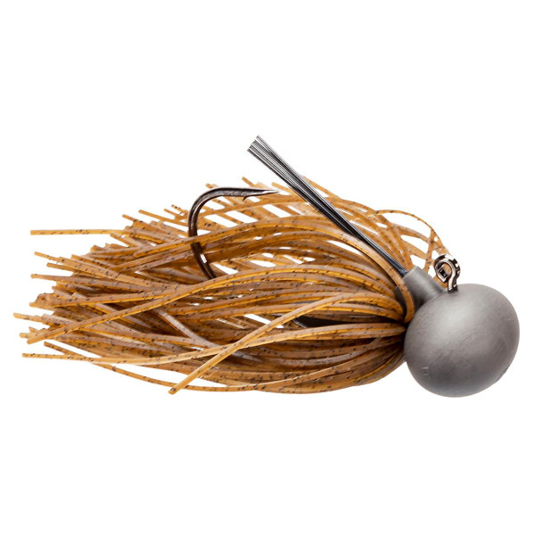 Keitech M2 Football Jig color Dark Green Pumpkin