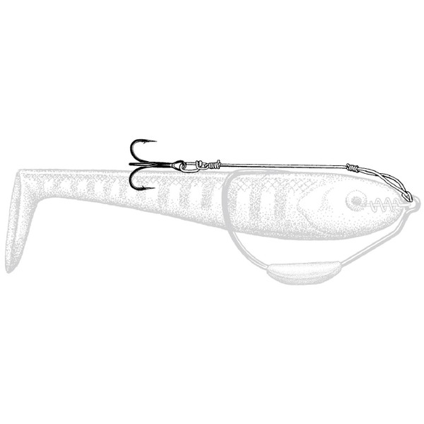 Owner Weighted Beast Hooks in use bait not included