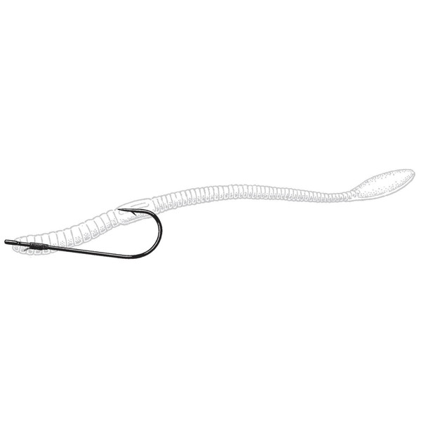Owner Cover Shot Hooks example of how to rig a soft bait, bait not included