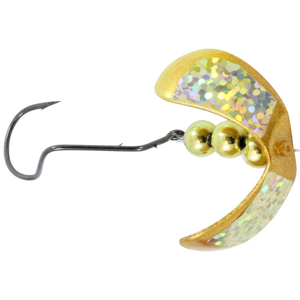 Northland Butterfly Blade Super Death Rig color Gold Shiner
