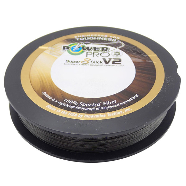 PowerPro Super 8 Slick V2 Microfilament Braid Onyx