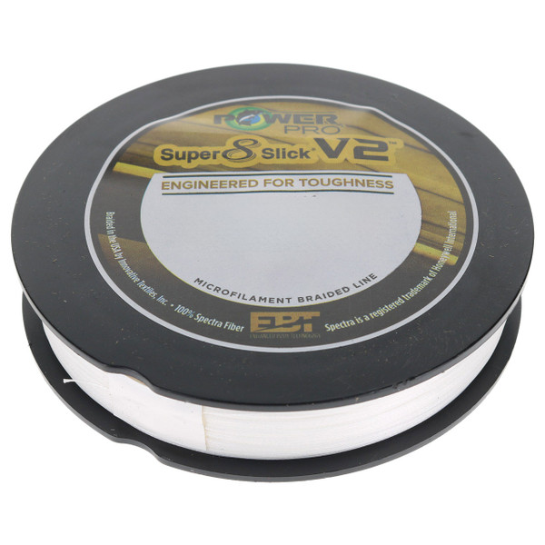 PowerPro Super 8 Slick V2 Microfilament Braid White