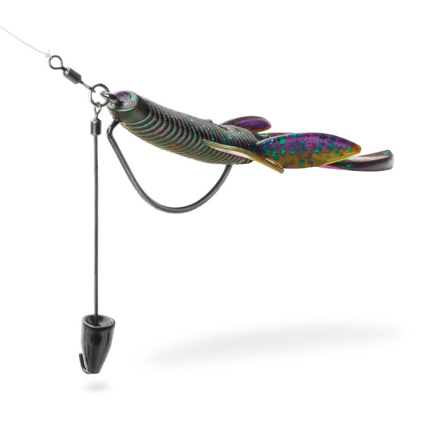 VMC Heavy-Duty Wide Gap Tokyo Rigs in use soft bait not included