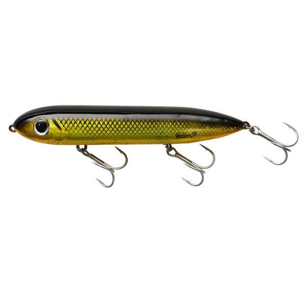 Heddon Super Spook Topwater Bait color Gold Shiner