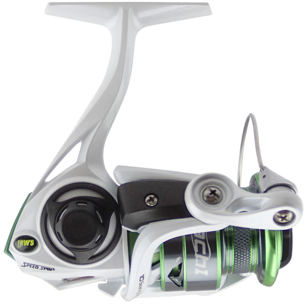 Lew's Mach I Speed Spin Spinning Reel - Side View