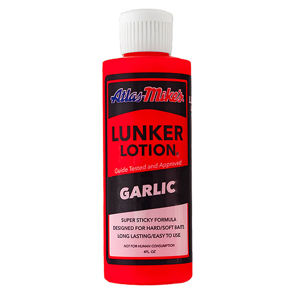 Atlas-Mike's Lunker Lotion scent Garlic 4 oz.
