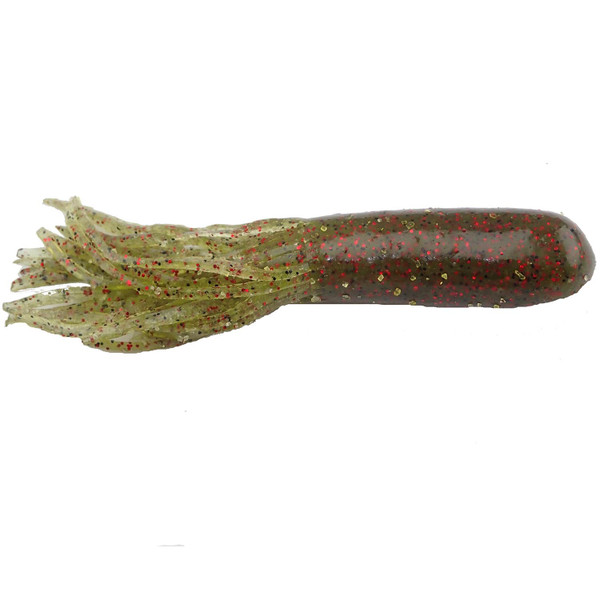 Big Bite Baits Salt Tube color Light Watermelon Small Red Flake