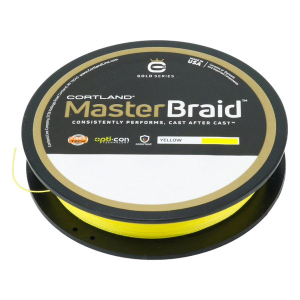 Cortland Master Braid Line Yellow