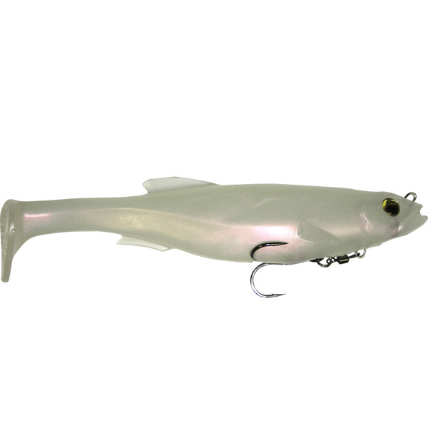 Megabass Magdraft Swimbait color Albino Pearl Shad