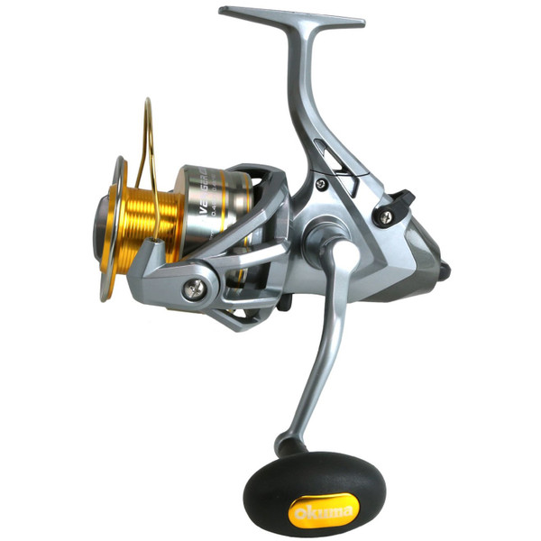 Okuma Avenger ABF Spinning Reel handle view