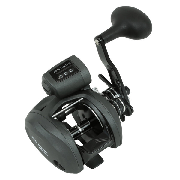 Okuma Cold Water SS Low Profile Casting Reel model CWS-354D top view showing line counter