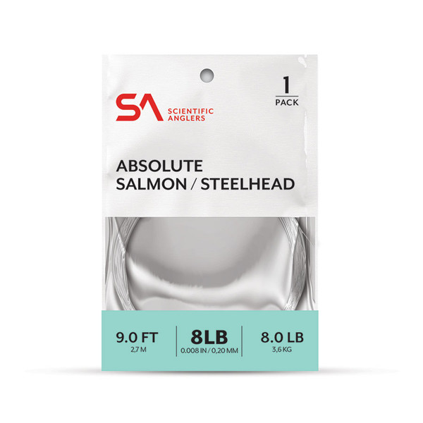 Scientific Anglers Absolute Salmon & Steelhead Leader in packaging