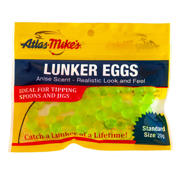 Atlas Lunker Eggs color Chartreuse
