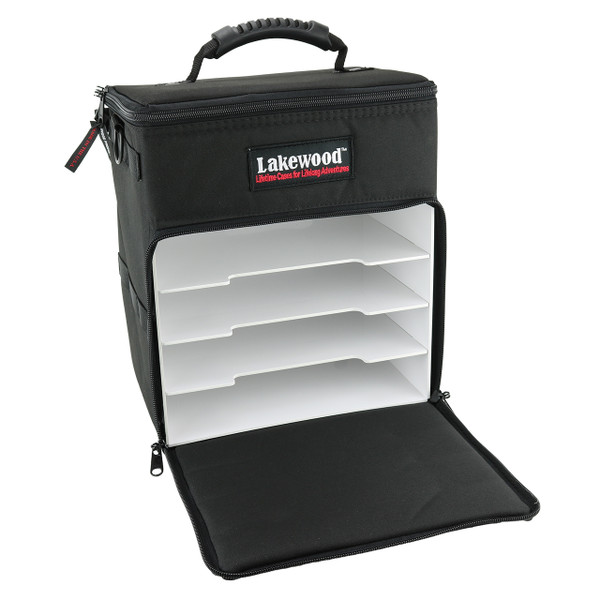 Lakewood Mini Magnum Tackle Storage Box front compartment open 