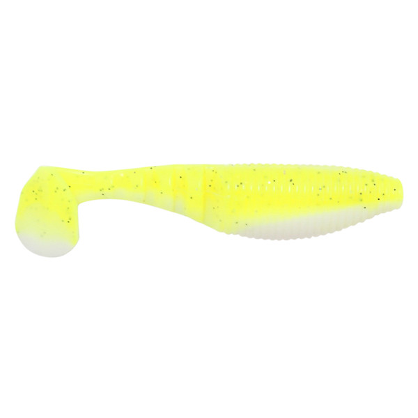 Yamamoto Baits Kickin Zako Paddletail Swimbait color Chartreuse Shad