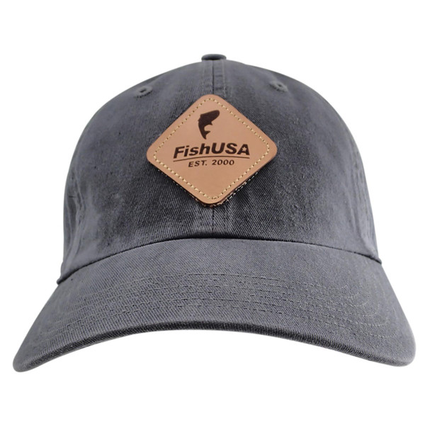 FishUSA Men's Patch Logo Unstructured Hat