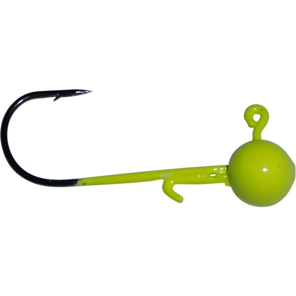 Kalin's Triple Threat Crappie Wire Keeper Jig Chartreuse