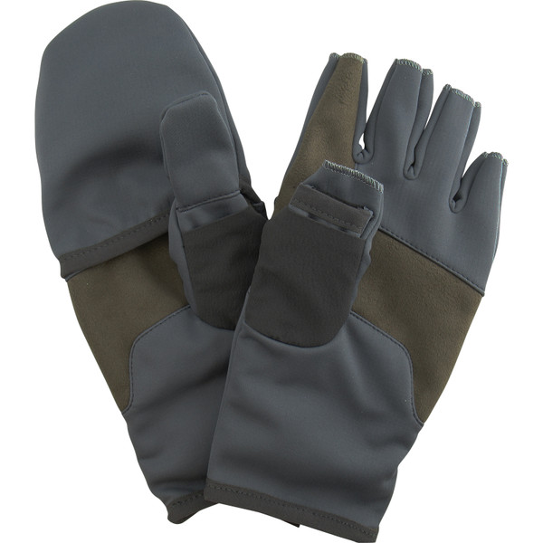 Orvis Men's Softshell Convertible Mitts palm view