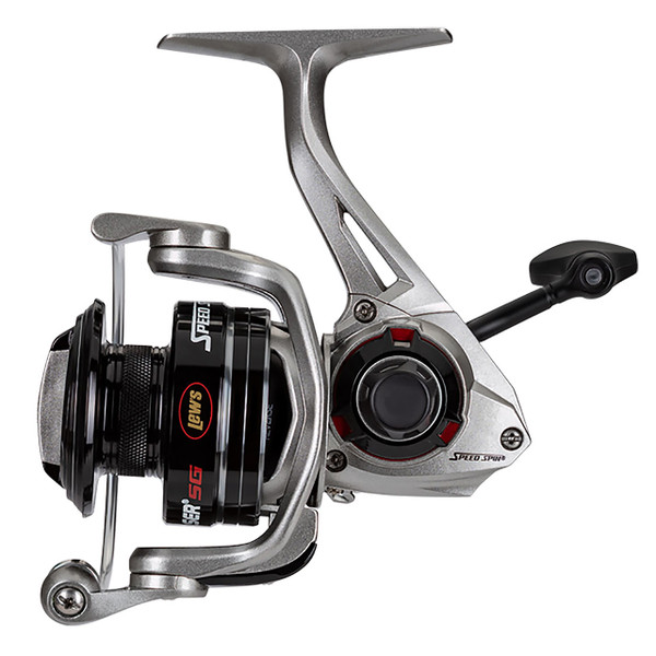 Lew's Laser SG Speed Spin Graphite Spinning Reel side view