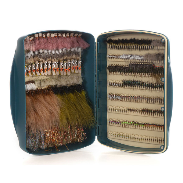 Tacky Pescador Fly Box color Baja Blue size Regular flies not included