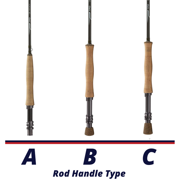 Temple Fork Outfitters LK Legacy Fly Rod handle comparison chart
