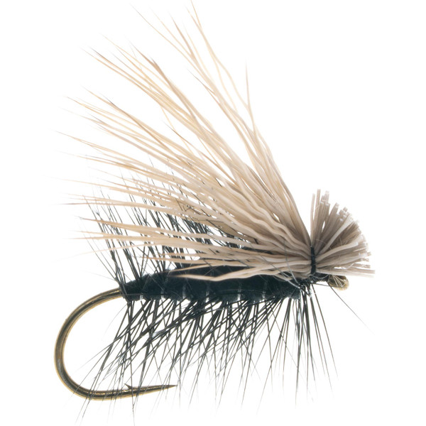 Elk Hair Caddis Dry Fly - 2 Pack color Black
