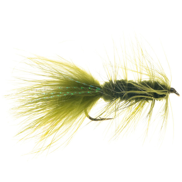 Woolly Bugger Streamer - 2 Pack color Olive