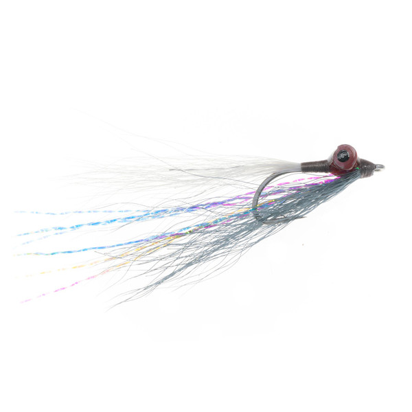 Clouser Minnow - 2 Pack color Grey White