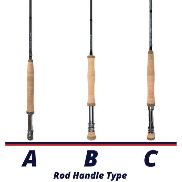 Douglas SKY G Fly Rod handle comparison chart