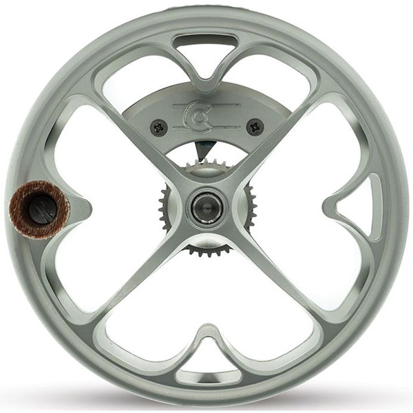 Ross Reels Colorado Fly Reel Spare Spool back view of Matte Platinum