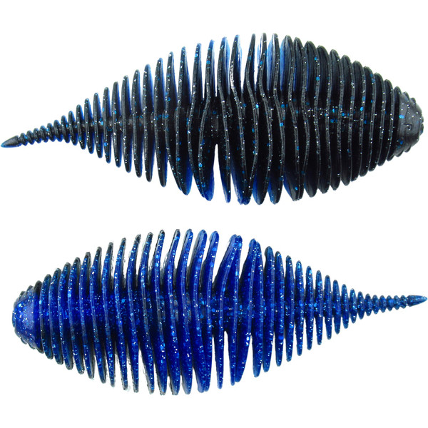 Geecrack Bellows Gill Soft Bait color Dark Matter