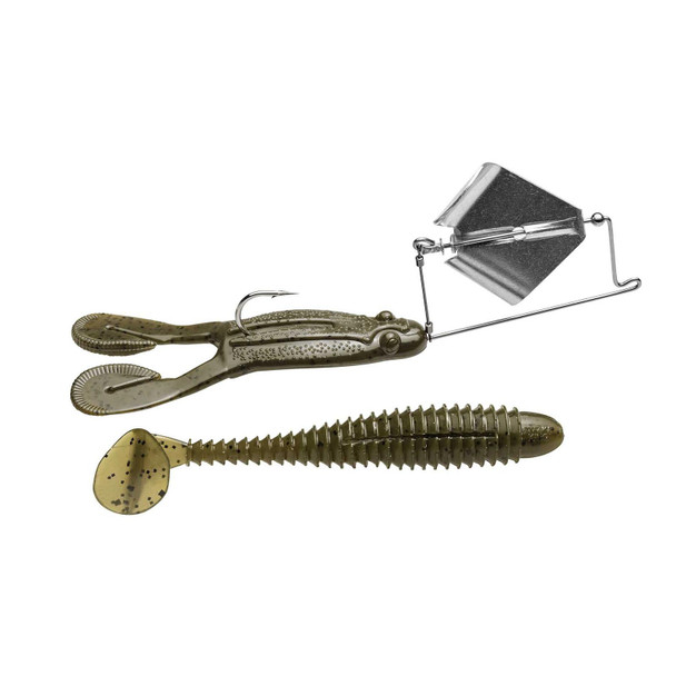 Strike King Skip'N Buzz Skipping Buzzbait color Green Pumpkin