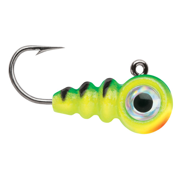 VMC Tungsten Larv Eye Jig color Glow Fire Tiger