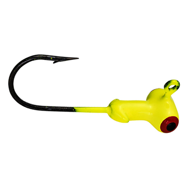 Strike King Mr. Crappie Sausage Head Jig Heads Chartreuse