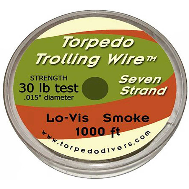 Blood Run Copper Trolling Wire (45 lb, 3000'), Lead Core & Wire