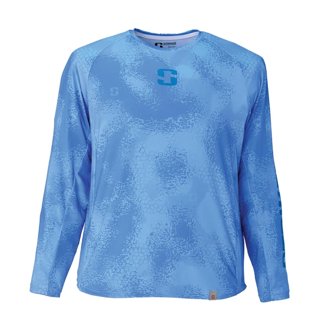 Striker Men's Wavebreak Long Sleeve Shirt in color Carolina