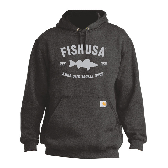Fishing Hoodie Mens Size Medium Long Sleeve Pocket Hooded Fish
