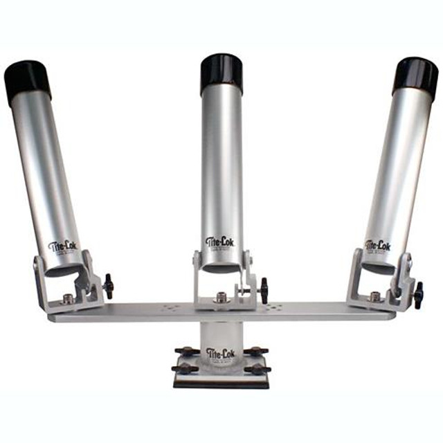 Big Jon Pedestal Mount Triple Multi-Set Rod Holder