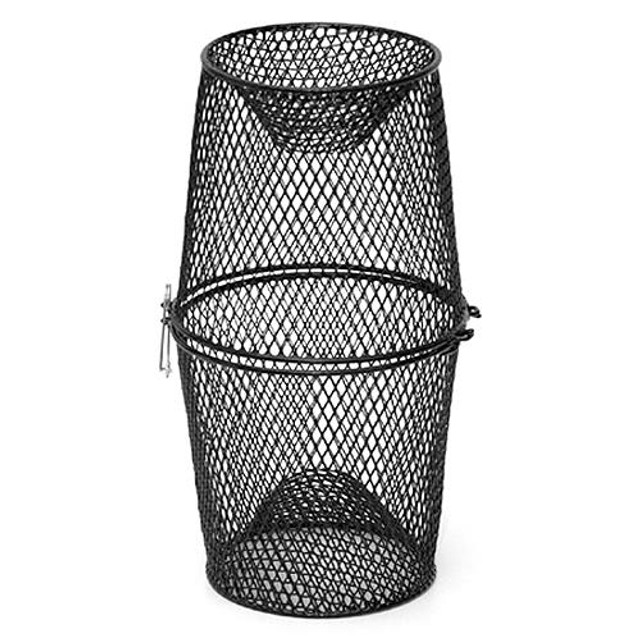 Drasry Collapsible Fishing Bait Bucket Portable Multi-functional Fish Live Lures Bucket (Black)