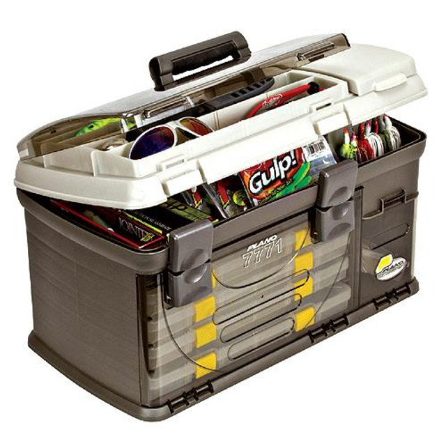 Plano Guide Series Tray Tackle Box GraphiteSandstone 613403 – El Capitan  Marine & Fishing Center