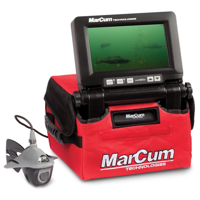 MarCum VS485C Underwater Viewing System with 7-inch widescreen LCD and high-resolution CMOS camera perfect for ice fishing