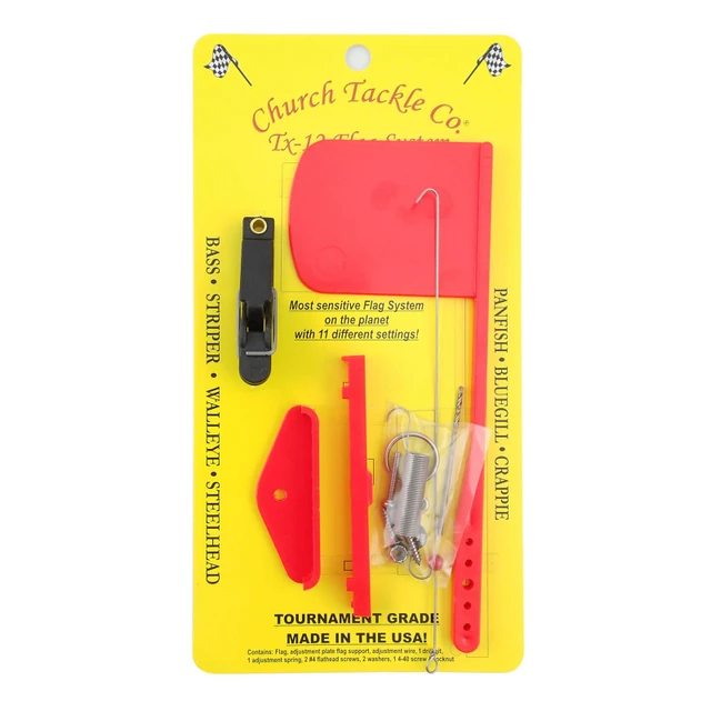 Church Tackle TX-12 Planer Board Flag System in packaging