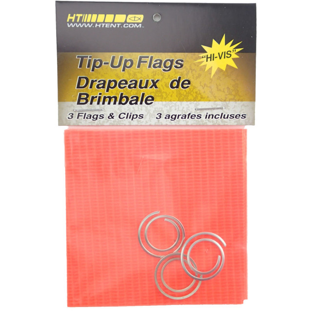 HT Enterprises Tip-Up Flags in packaging