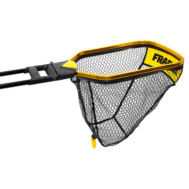 Ranger Tournament Landing Net, 48 octagon handle, 38x 37 hoop, 44 deep  flat bottom rubber coated net