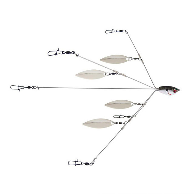 Generic 5 Arms Alabama Umbrella Rigs Fishing Bass Lures Bait Kit Swim Baits  Lures Baits @ Best Price Online