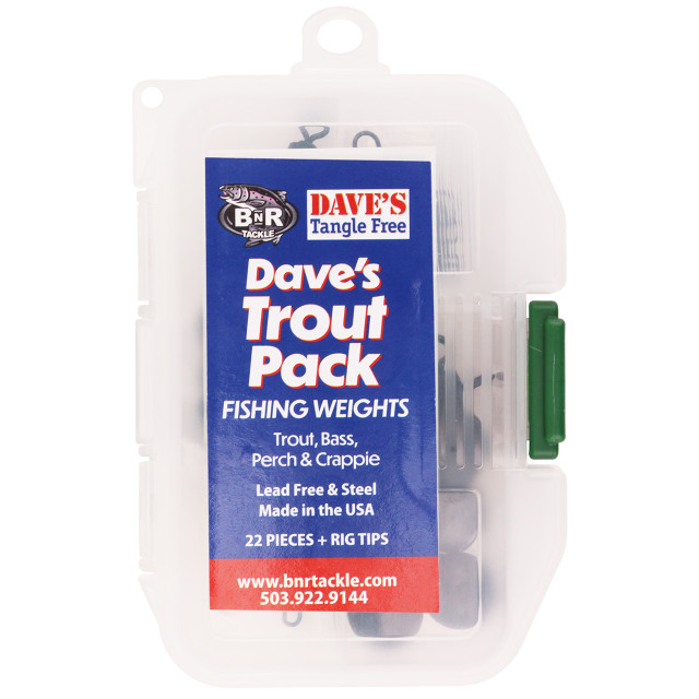Dave's Tangle Free Steel Stick Weights - FishUSA