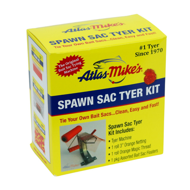 Atlas Mikes Floating Spawn Sack Salmon Eggs w/Fishing Bait Holder 6/Pack  62003