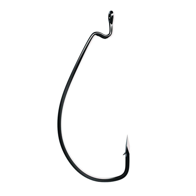 BKK Nemesis Extra Wide Gap Worm Hook - 3/0 - 7 Pack - TackleDirect